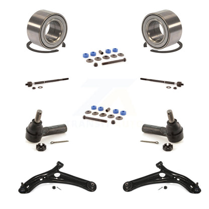 Bearing Lower Arm Outer Inner Tie Rod End Link Front Kit (10Pc) For Toyota Echo