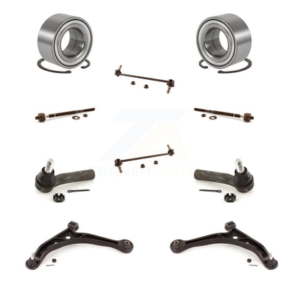 Bearing Lower Arm Outer Inner Tie Rod & Link Front Kit (10Pc) For Honda Odyssey