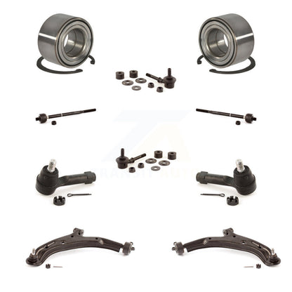 Bearing Lower Control Arm Outer Inner Tie Rod & Link Front Kit For Nissan Sentra
