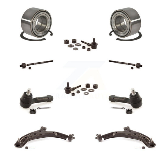 Bearing Lower Control Arm Outer Inner Tie Rod & Link Front Kit For Nissan Sentra