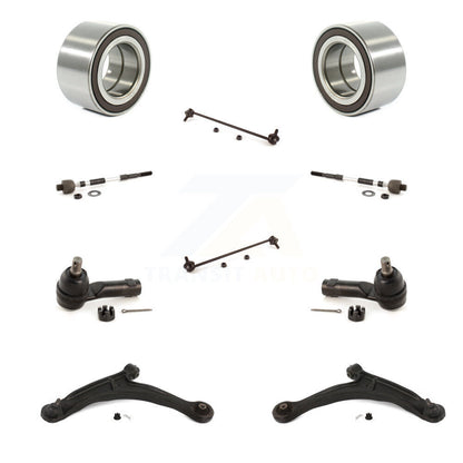 Bearing Lower Arm Outer Inner Tie Rod Link Front Kit (10Pc) For Honda Ridgeline