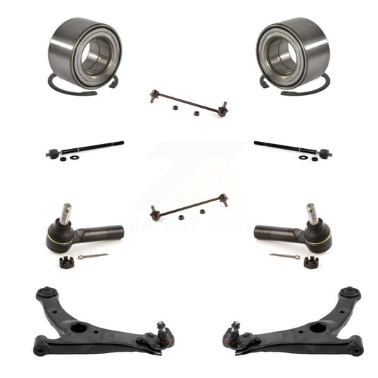 Bearing Lower Control Arm Outer Inner Tie Rod Link Front Kit For Toyota Corolla