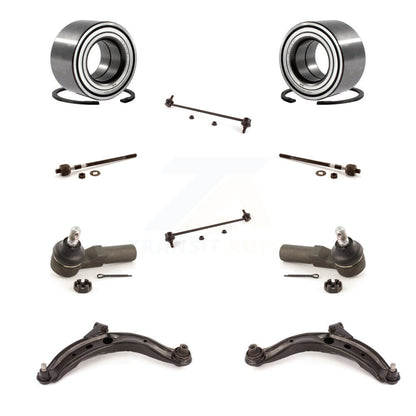 Bearing Lower Arm Outer Inner Tie Rod Link Front Kit (10Pc) For 02-06 Mazda MPV