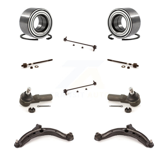 Bearing Lower Arm Outer Inner Tie Rod Link Front Kit (10Pc) For 02-06 Mazda MPV