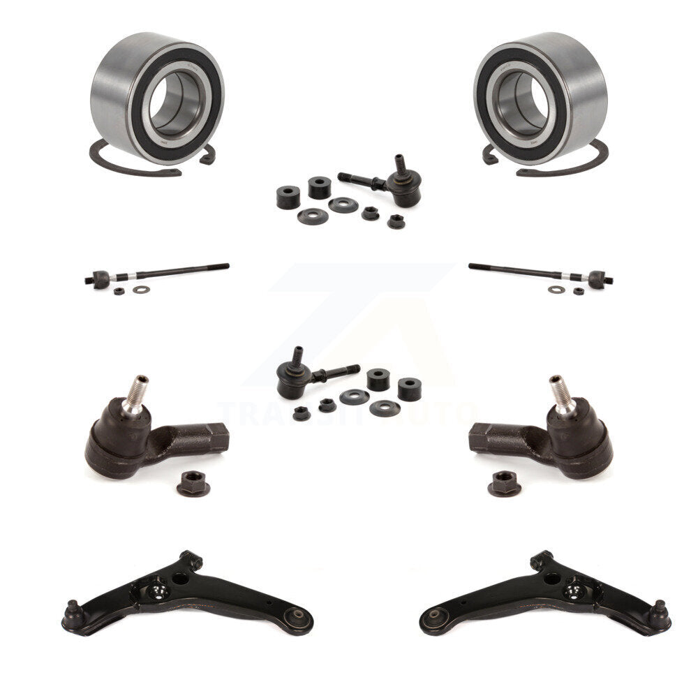 Bearing Lower Arm Outer Inner Tie Rod & Link Front Kit For Mitsubishi Outlander