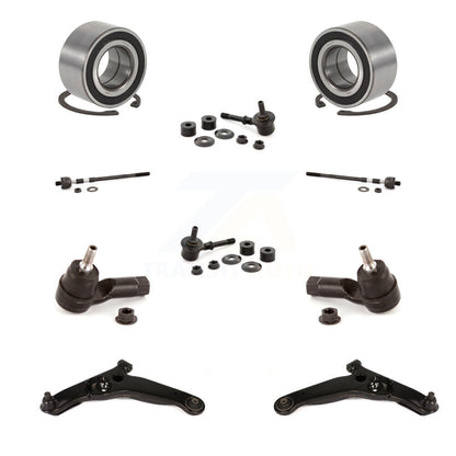Bearing Lower Arm Outer Inner Tie Rod & Link Front Kit For Mitsubishi Outlander