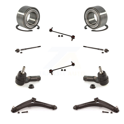 Wheel Bearing Lower Arm Outer Inner Tie Rod Link Front Kit (10Pc) For Mitsubishi