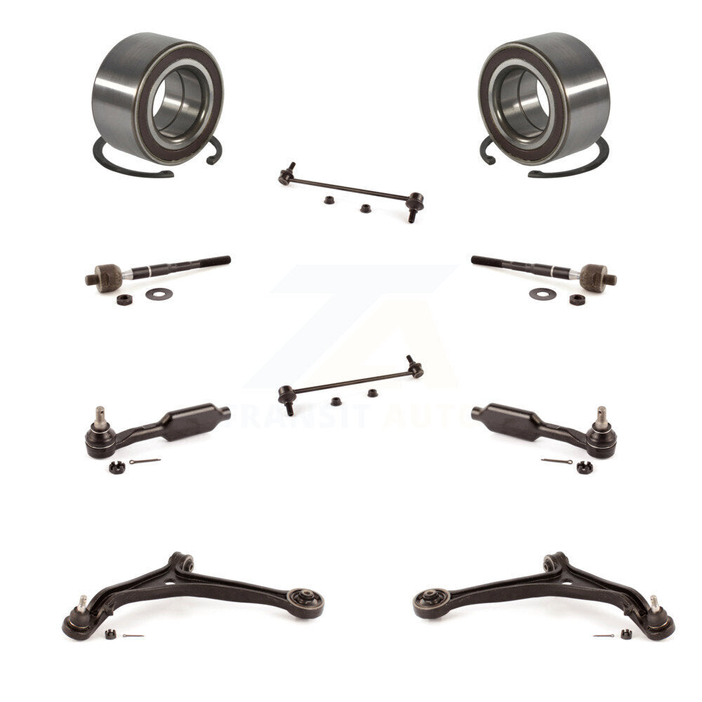 Bearing Lower Control Arm Outer Inner Tie Rod & Link Front Kit For Honda Odyssey