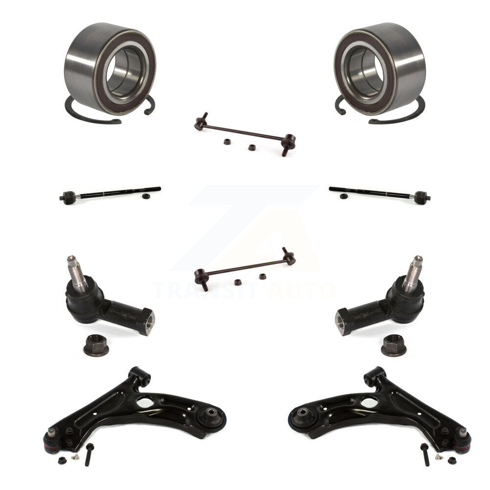 Bearing Lower Arm Outer Inner Tie Rod Link Front Kit (10Pc) For Chevrolet Sonic