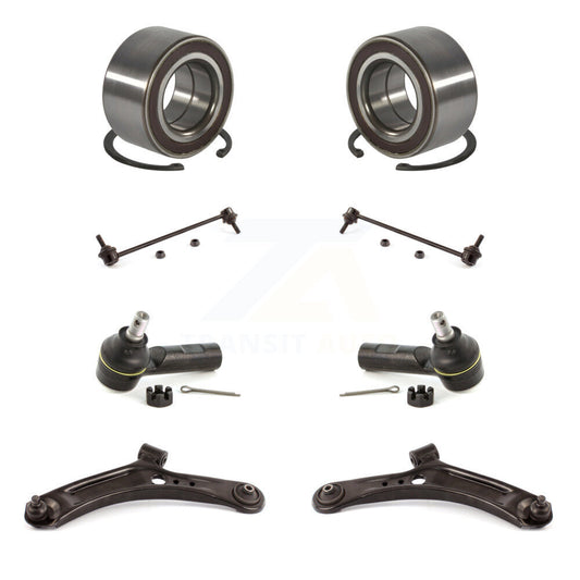 Bearing Lower Control Arm Outer Tie Rod End Link Front Kit (8Pc) For Suzuki SX4