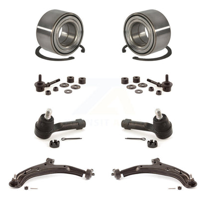 Bearing Lower Control Arm Outer Tie Rod & Link Front Kit (8Pc) For Nissan Sentra