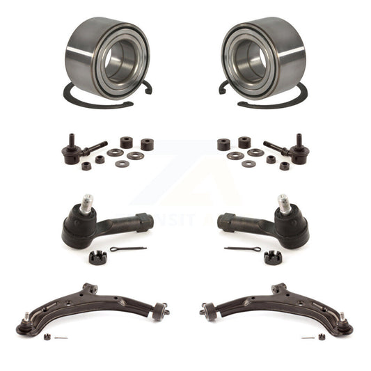 Bearing Lower Control Arm Outer Tie Rod & Link Front Kit (8Pc) For Nissan Sentra