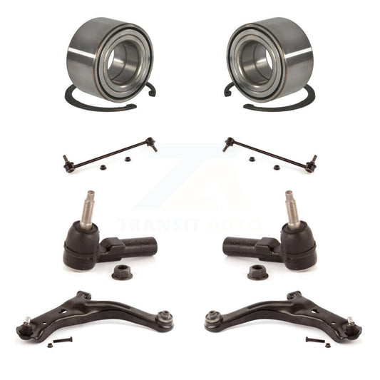 Bearing Lower Control Arm Outer Tie Rod End Link Front Kit (8Pc) For Ford Escape