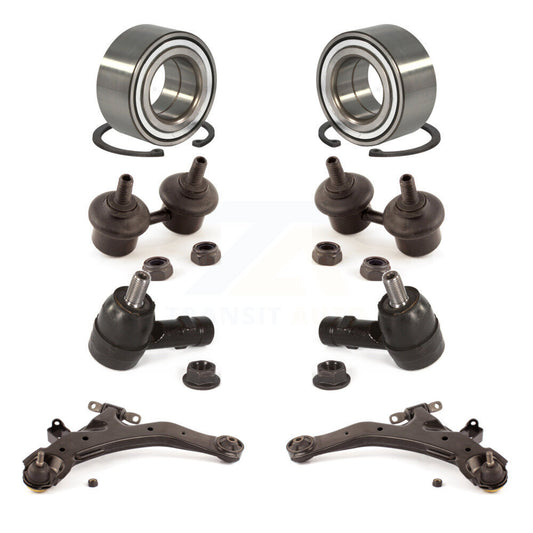 Bearing Lower Arm Outer Tie Rod & Link Front Kit (8Pc) For 01-06 Hyundai Elantra