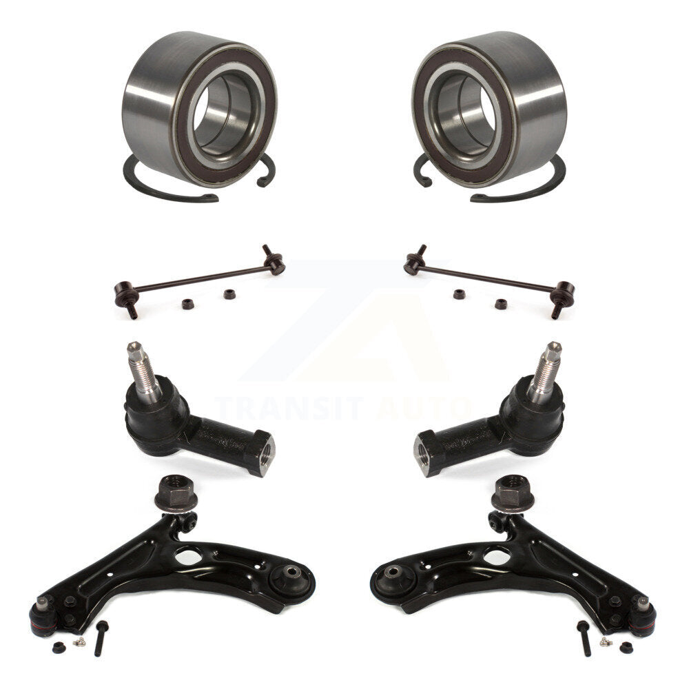 Bearing Lower Control Arm Outer Tie Rod Link Front Kit (8Pc) For Chevrolet Sonic
