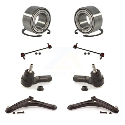 Bearing Lower Arm Outer Tie Rod & Link Front Kit (8Pc) For Mitsubishi Outlander