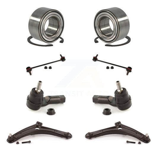 Bearing Lower Arm Outer Tie Rod & Link Front Kit (8Pc) For Mitsubishi Outlander