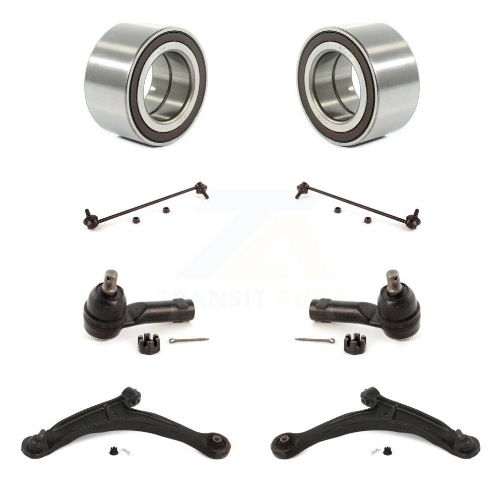 Bearing Lower Arm Outer Tie Rod & Link Front Kit (8Pc) For 06-14 Honda Ridgeline