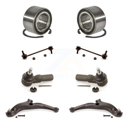 Bearing Lower Arm Outer Tie Rod Link Front Kit (8Pc) For 1999-2000 Mazda Protege
