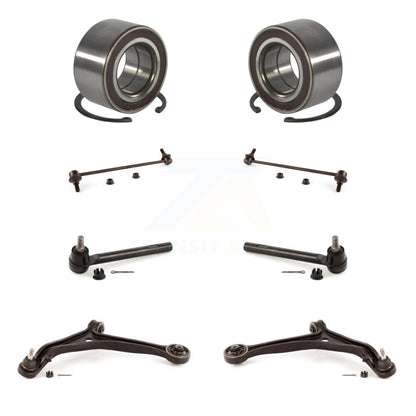 Bearing Lower Control Arm Outer Tie Rod & Link Front Kit (8Pc) For Honda Odyssey