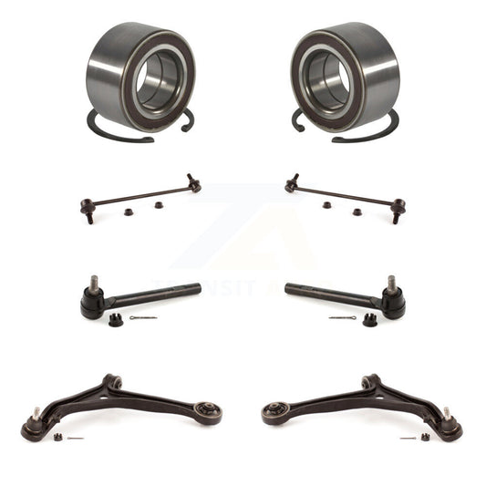 Bearing Lower Control Arm Outer Tie Rod & Link Front Kit (8Pc) For Honda Odyssey