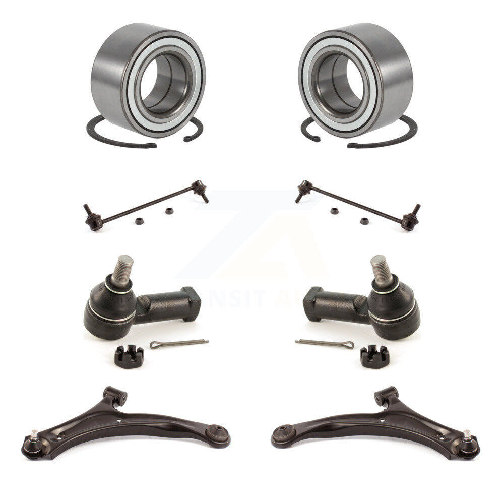 Bearing Lower Arm Outer Tie Rod Link Front Kit (8Pc) For 2004-2007 Suzuki Aerio