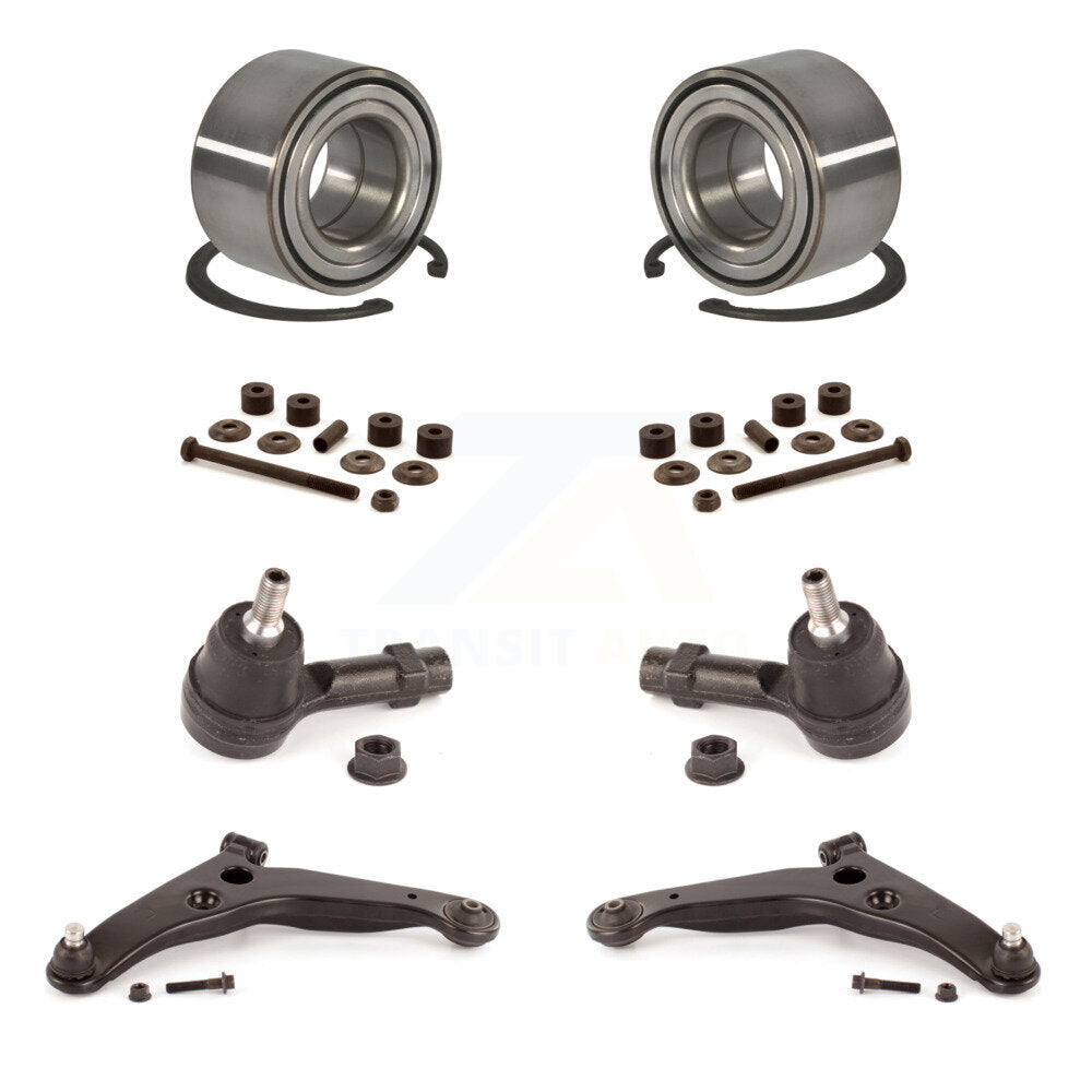 Bearing Lower Control Arm Outer Tie Rod End Link Front Kit For Mitsubishi Lancer