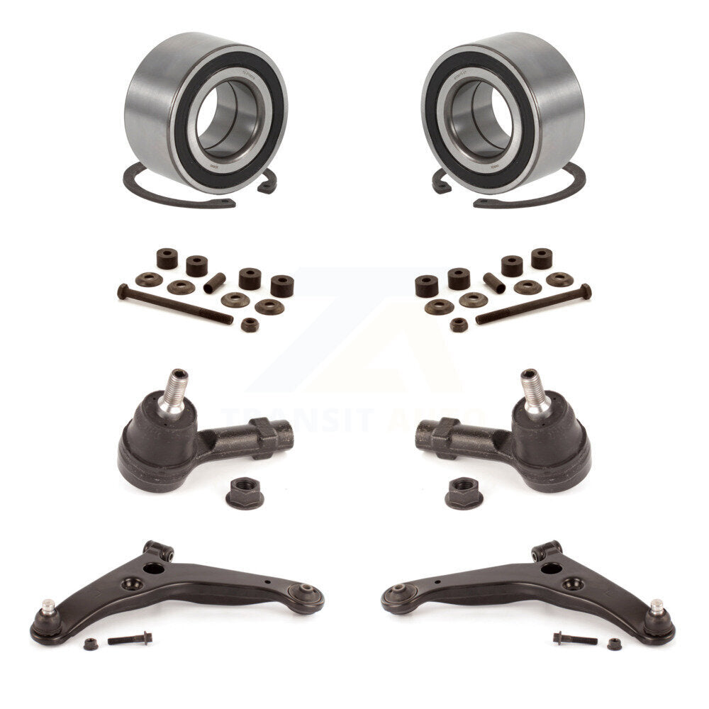 Bearing Lower Control Arm Outer Tie Rod End Link Front Kit For Mitsubishi Lancer