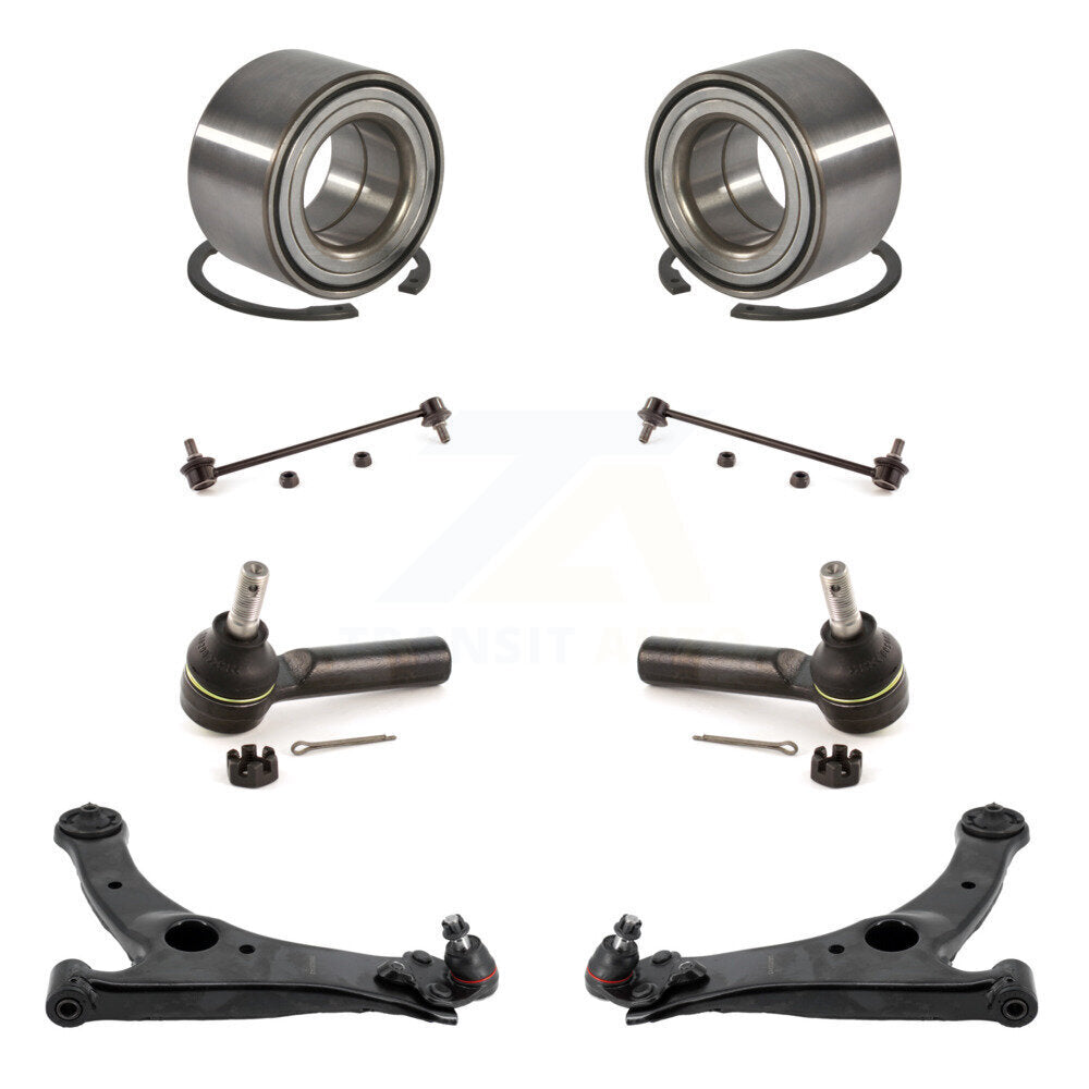Bearing Lower Control Arm Outer Tie Rod Link Front Kit (8Pc) For Toyota Corolla
