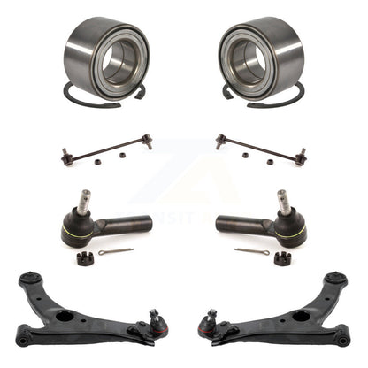 Bearing Lower Control Arm Outer Tie Rod Link Front Kit (8Pc) For Toyota Corolla