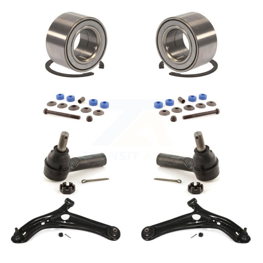 Bearing Lower Control Arm Outer Tie Rod End Link Front Kit (8Pc) For Toyota Echo