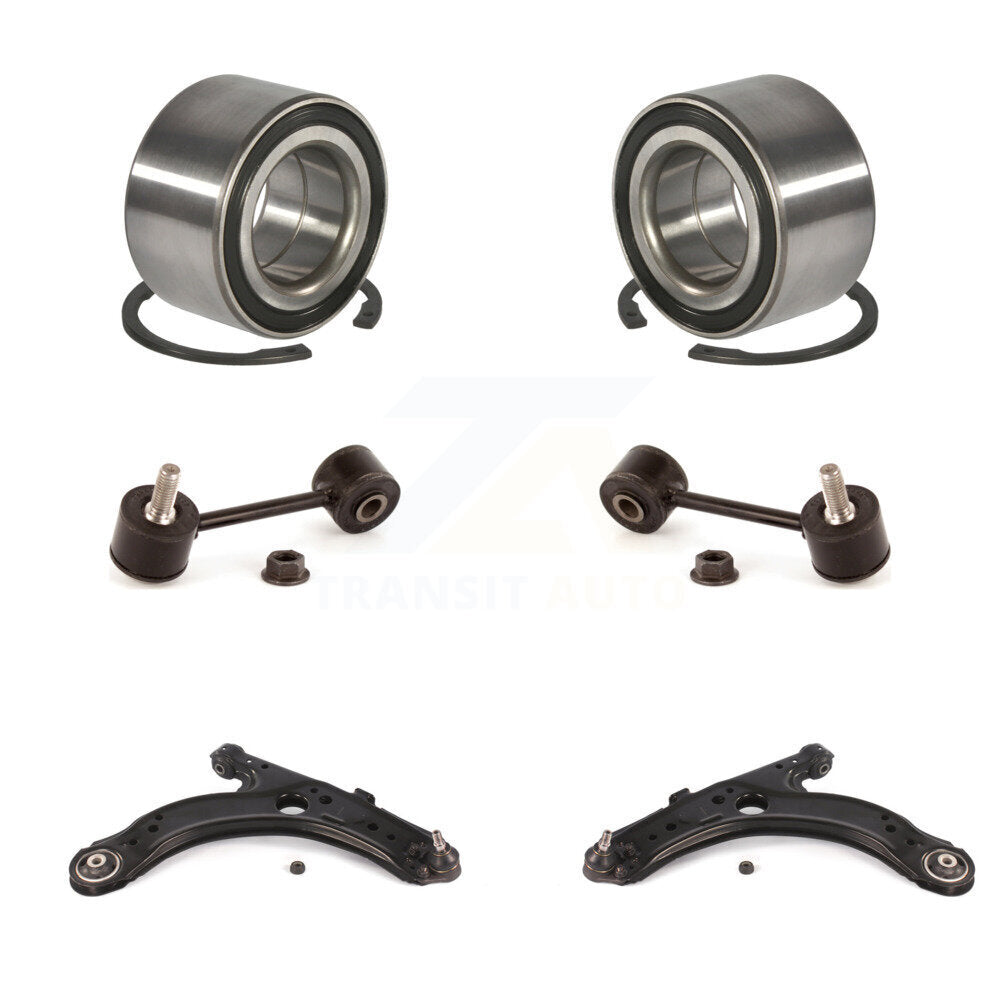 Wheel Bearing Lower Control Arm Link Front Kit For Volkswagen Jetta Golf Beetle