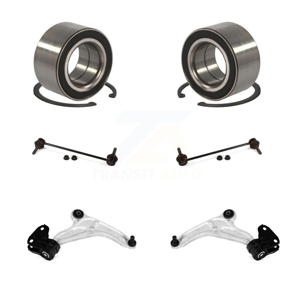 Bearing Lower Control Arm with Ball Joint And Link Front Kit For 2015 Ford Edge