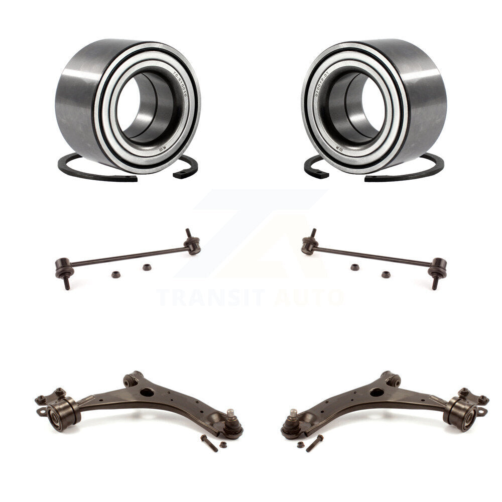 Bearing Lower Control Arm with Ball Joint & Sway Bar Link Front Kit For Mazda 3