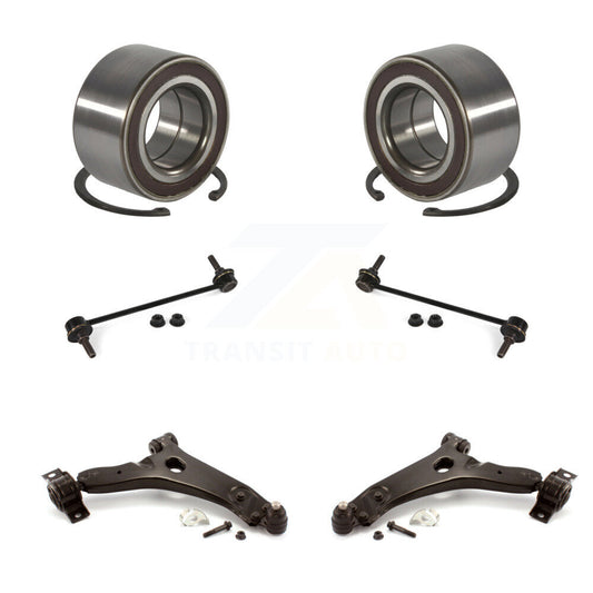 Bearing Lower Control Arm with Ball Joint Sway Bar Link Front Kit For Ford Focus