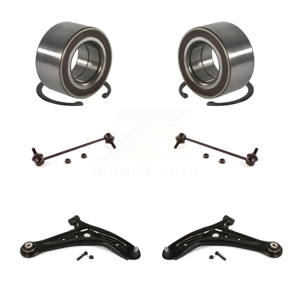 Bearing Lower Control Arm with Ball Joint & Link Front Kit For 2011-2014 Mazda 2