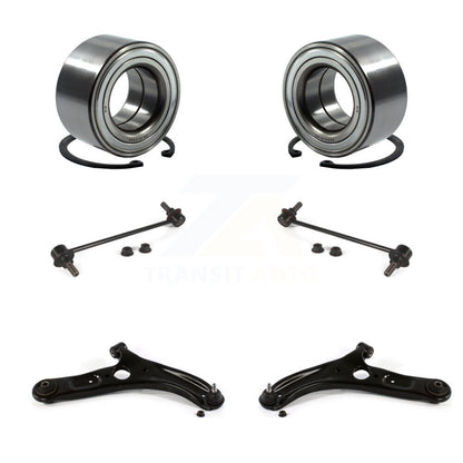 Bearing Lower Control Arm w/ Ball Joint Link Front Kit For Kia Forte Forte5 Koup