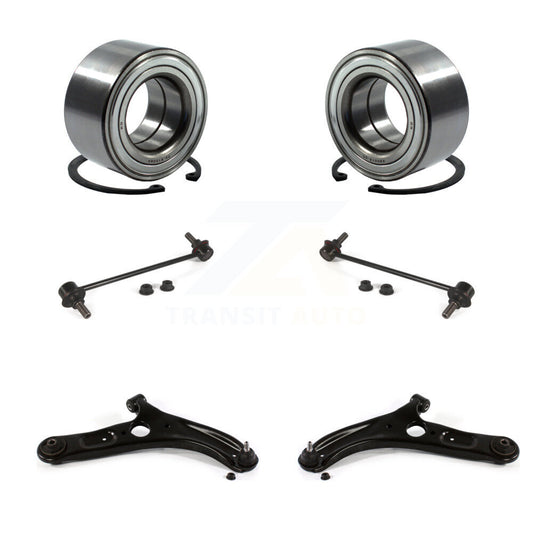 Bearing Lower Control Arm w/ Ball Joint Link Front Kit For Kia Forte Forte5 Koup