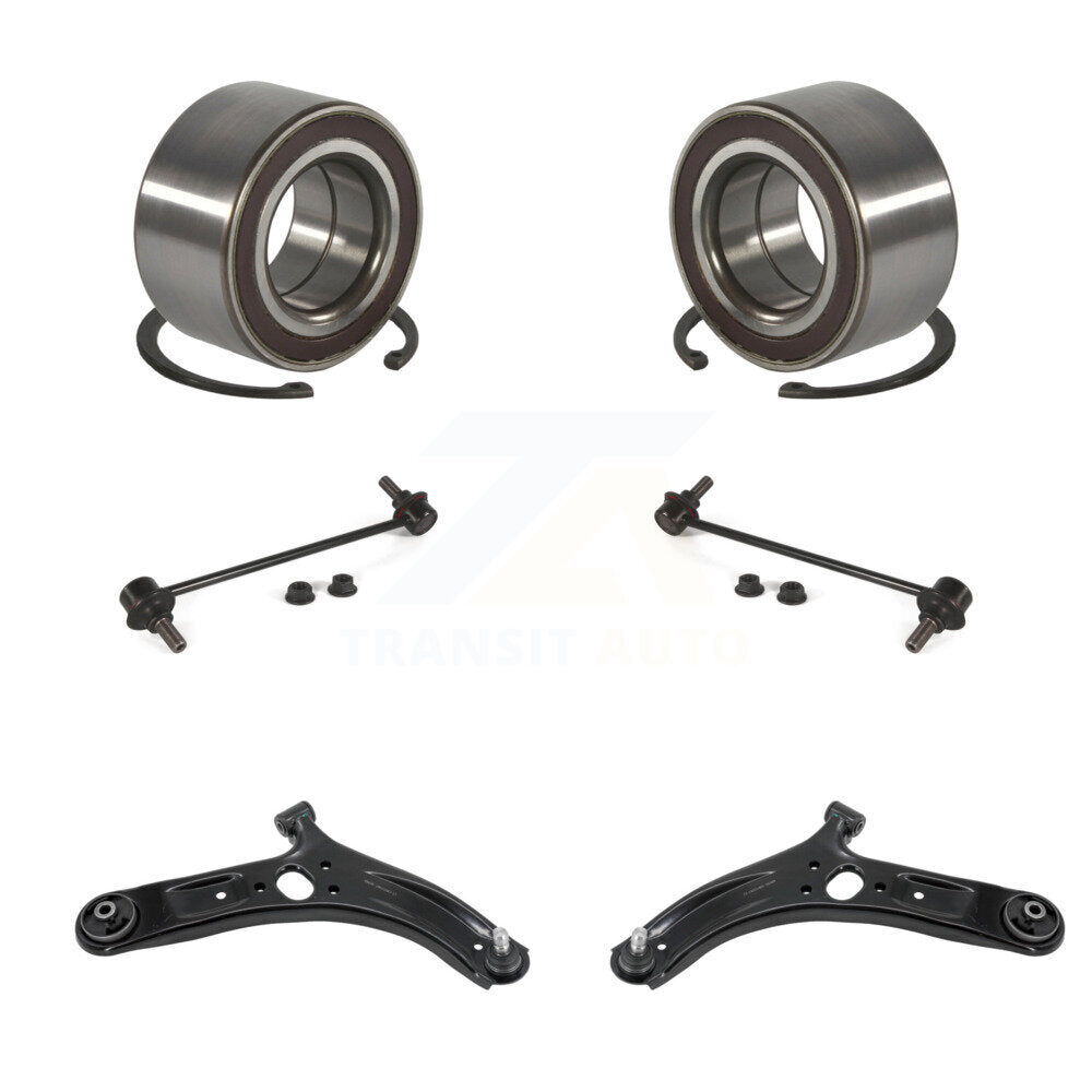 Bearing Lower Control Arm with Ball Joint & Link Front Kit For 2012-2017 Kia Rio