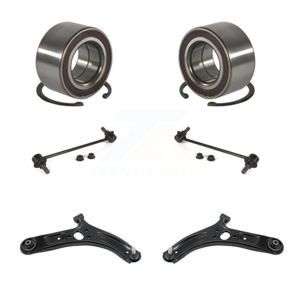 Bearing Lower Control Arm with Ball Joint & Link Front Kit For 2012-2017 Kia Rio