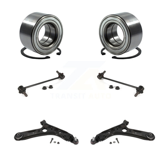 Wheel Bearing Lower Control Arm with Ball Joint & Link Front Kit For Kia Soul EV