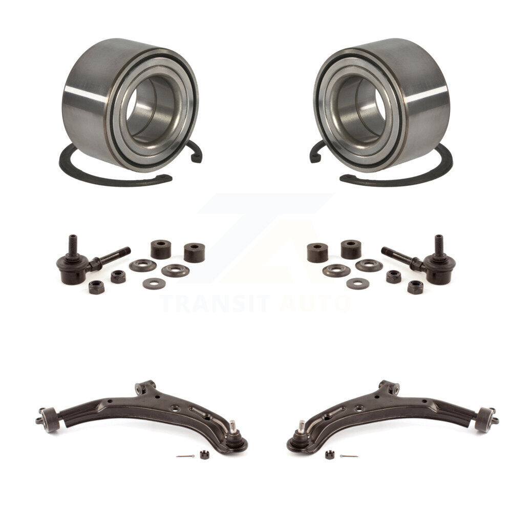 Wheel Bearing Lower Control Arm with Ball Joint Link Front Kit For Nissan Sentra