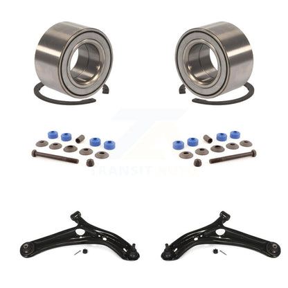 Wheel Bearing Lower Control Arm with Ball Joint & Link Front Kit For Toyota Echo