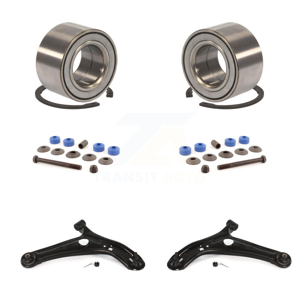Wheel Bearing Lower Control Arm with Ball Joint & Link Front Kit For Toyota Echo