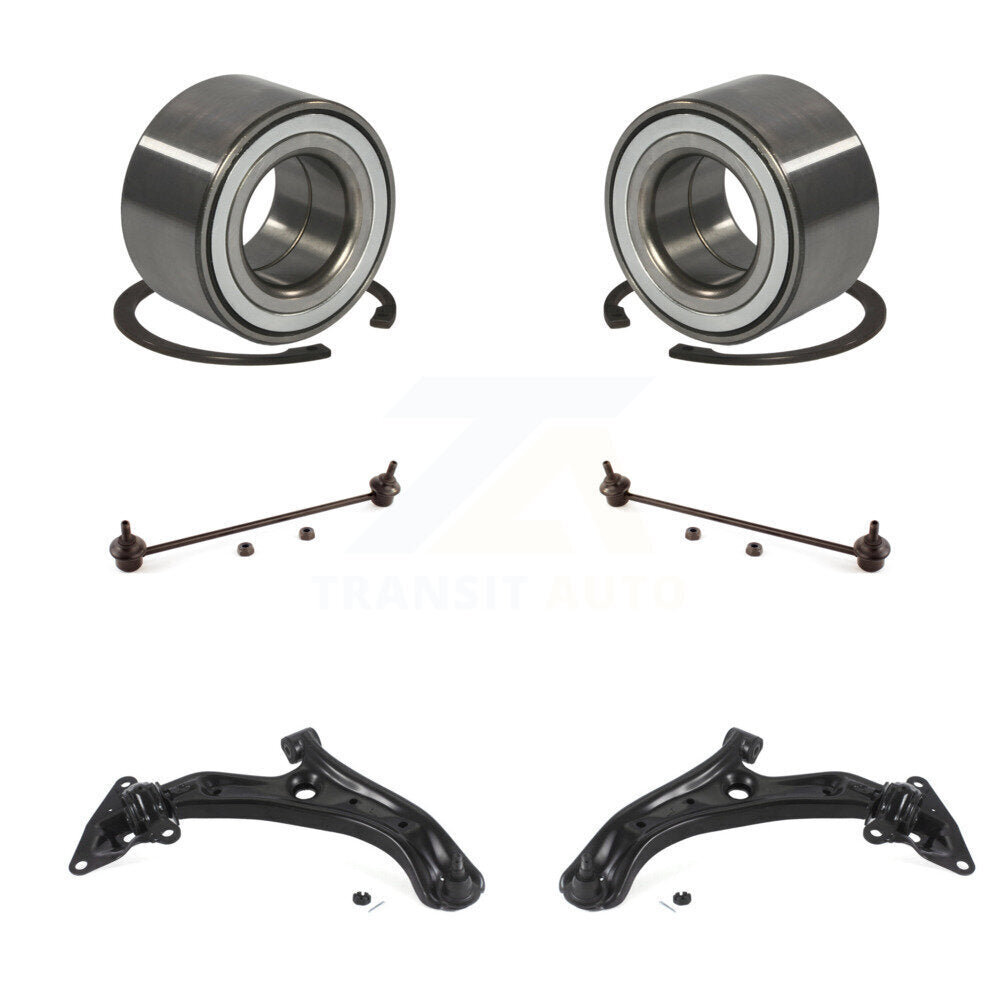 Bearing Lower Control Arm with Ball Joint Sway Bar Link Front Kit For Honda Fit