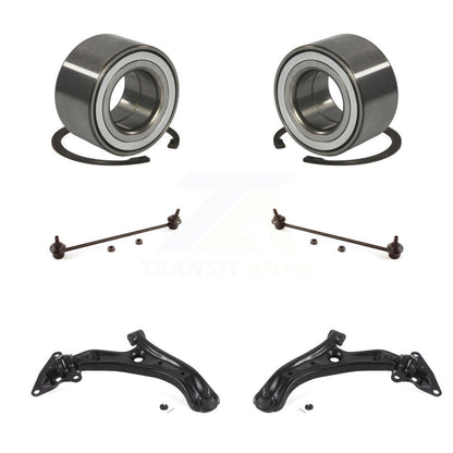 Bearing Lower Control Arm with Ball Joint Sway Bar Link Front Kit For Honda Fit
