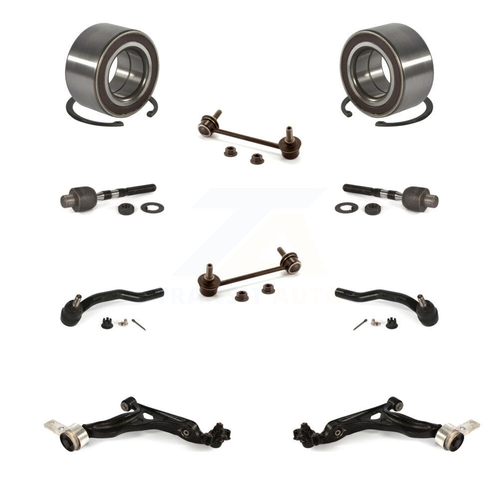 Bearing Lower Control Arm Outer Inner Tie Rod Link Front Kit (10Pc) For Mazda 6