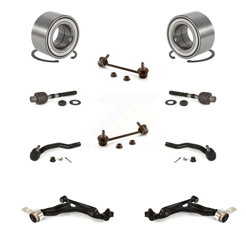 Bearing Lower Control Arm Outer Inner Tie Rod Link Front Kit (10Pc) For Mazda 6
