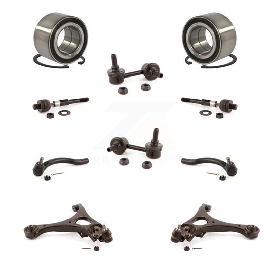 Bearing Lower Control Arm Outer Inner Tie Rod End Link Front Kit For Honda Civic