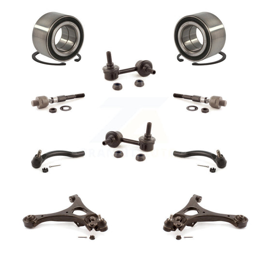 Bearing Lower Control Arm Outer Inner Tie Rod End Link Front Kit For Honda Civic